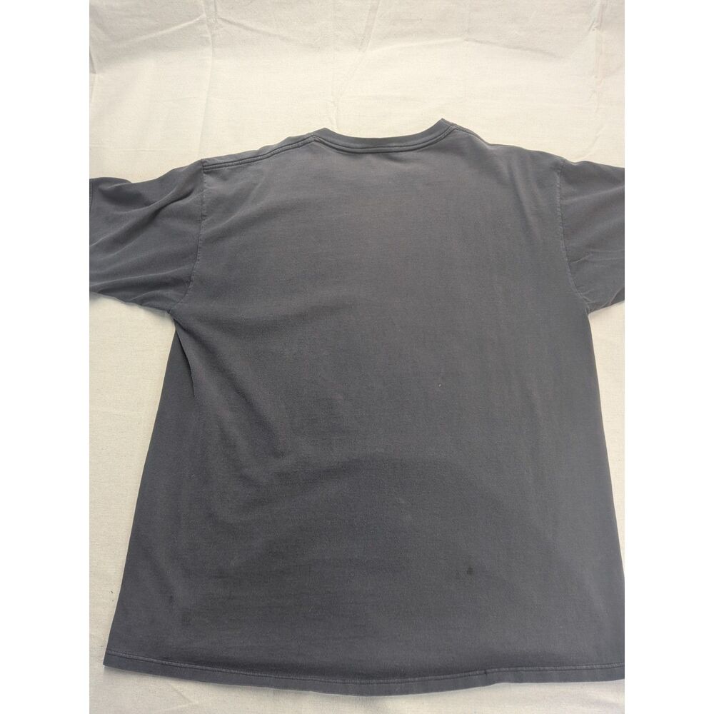 Vintage Disney Mickey Mouse Big M Graphic T-Shirt USA One Size Faded Black